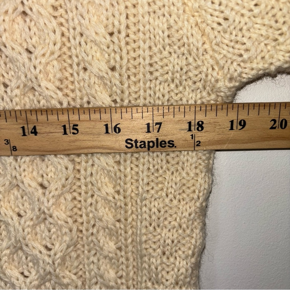 Arancrafts Sweater Women XL Wool Fisherman Cardigan Ireland - Picture 11 of 12
